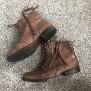 Steve Madden Brown Booties, 7.5